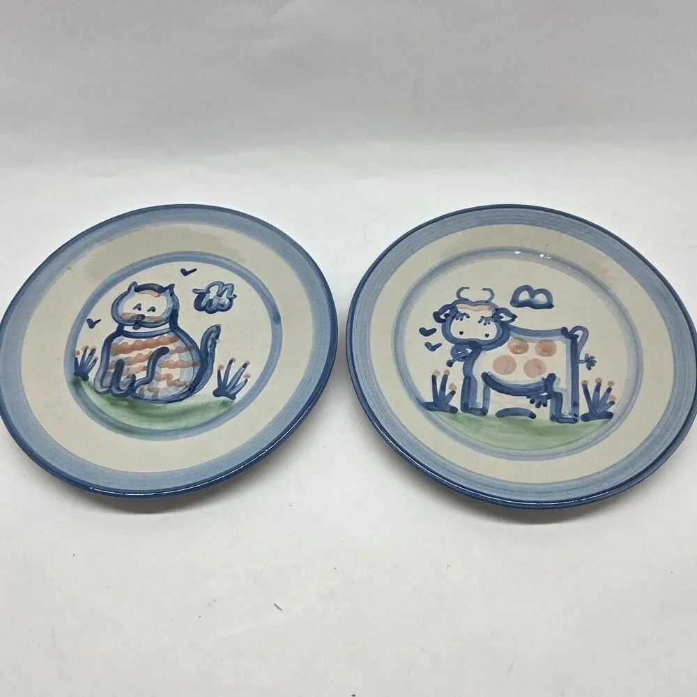 M.A. Hadley Set Of 2 Vintage 7 1/2